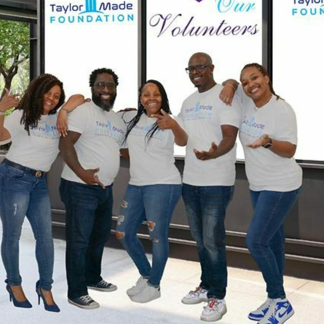 Volunteers at Taylor made foundation event